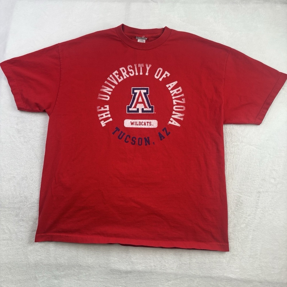VTG Foot Locker Arizona Wildcats Red Short Sleeve Graphic Shirt Men's XXL